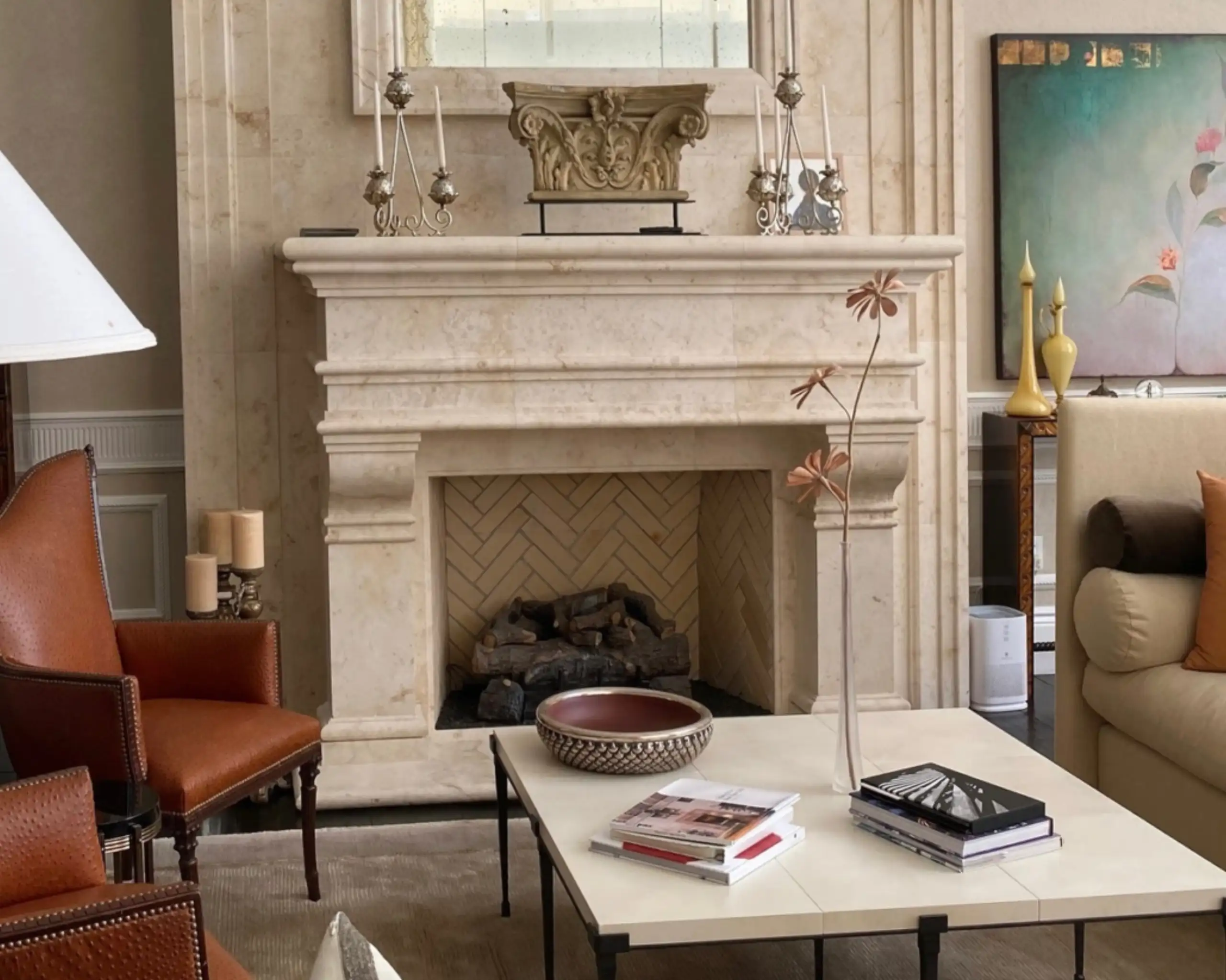 Jurassic Limestone Fireplaces: Where Ancient Fossils Meet Modern Design